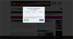 Desktop Screenshot of intergameonline.com