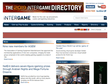 Tablet Screenshot of intergameonline.com